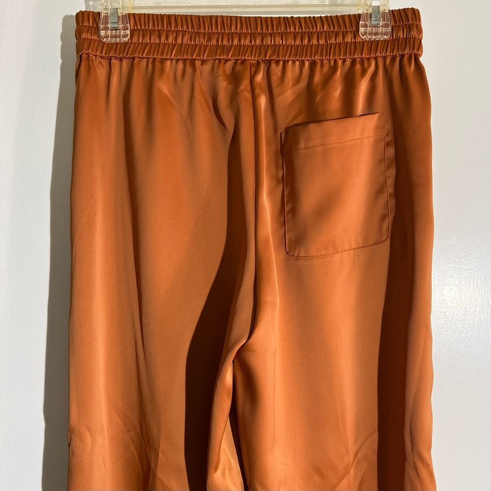 Elie Tahari Wide Leg Pants in Rust Brown - Picture 4 of 10